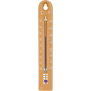 Univerzalni termometer (od -30 do +50 °C), 17 cm, svetlo rjav