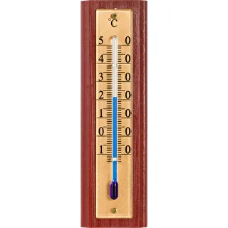 Sobni termometer z zlato lestvico (-10 °C do +50 °C) 12 cm