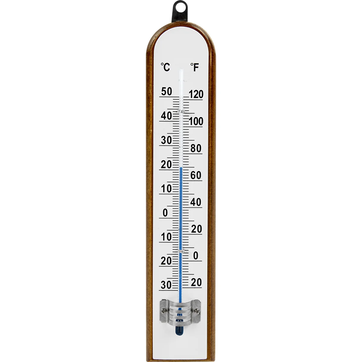 Sobni termometer z belo lestvico (od -30 °C do +50 °C) 20 cm