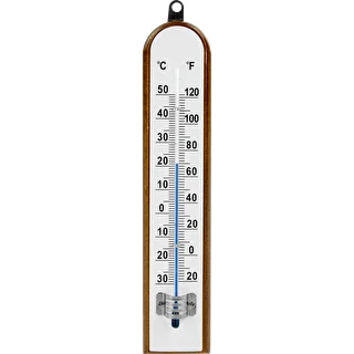 Sobni termometer z belo lestvico (od -30 °C do +50 °C) 20 cm