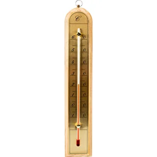 Sobni termometer z zlato lestvico (-10 °C do +60 °C) 28 cm mix