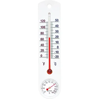 Univerzalni bel termometer s higrometrom (od -20 °C do +50 °C) 25 cm