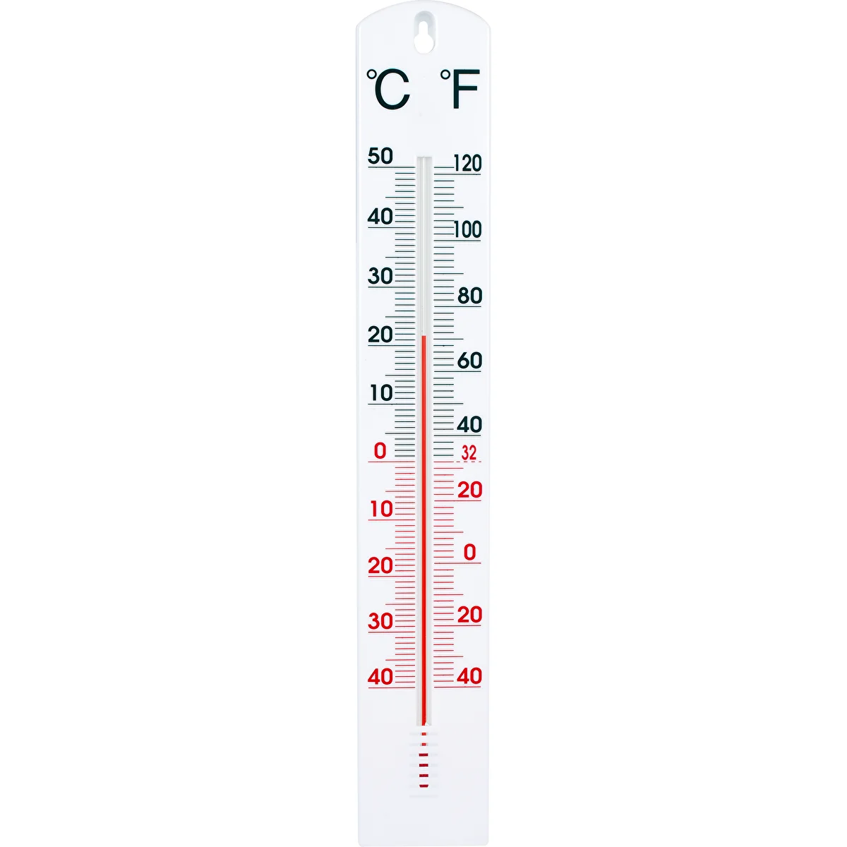 Univerzalni beli termometer (-40 °C do +50 °C) 40 cm