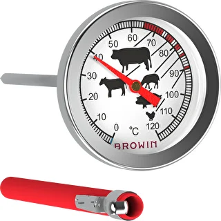 Termometer za peko mesa (od 0 °C do +120 °C) 12,5 cm