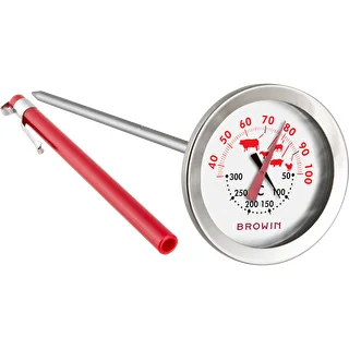 Termometer z dvojno lestvico (30°C do 100°C) / (50°C do 300°C) 13,0cm