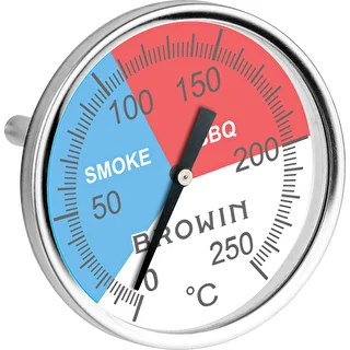 Termometer za prekajevalnik in BBQ (od 0 °C do +250 °C) 5,2 cm