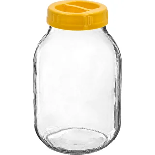 Kozarec twist-off 3 L in plastični pokrov fi 100 z ročajem