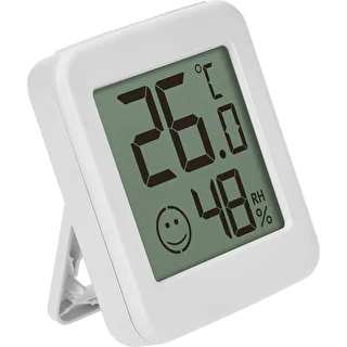 Elektronski termometer s kazalnikom udobja, bel
