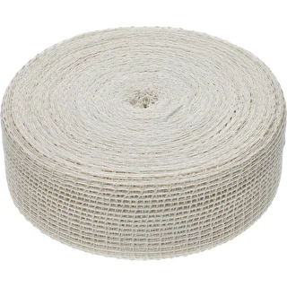 Bela mesarska mrežica, 12,5 cm × 50 m, s toplotno odpornostjo do 220 °C