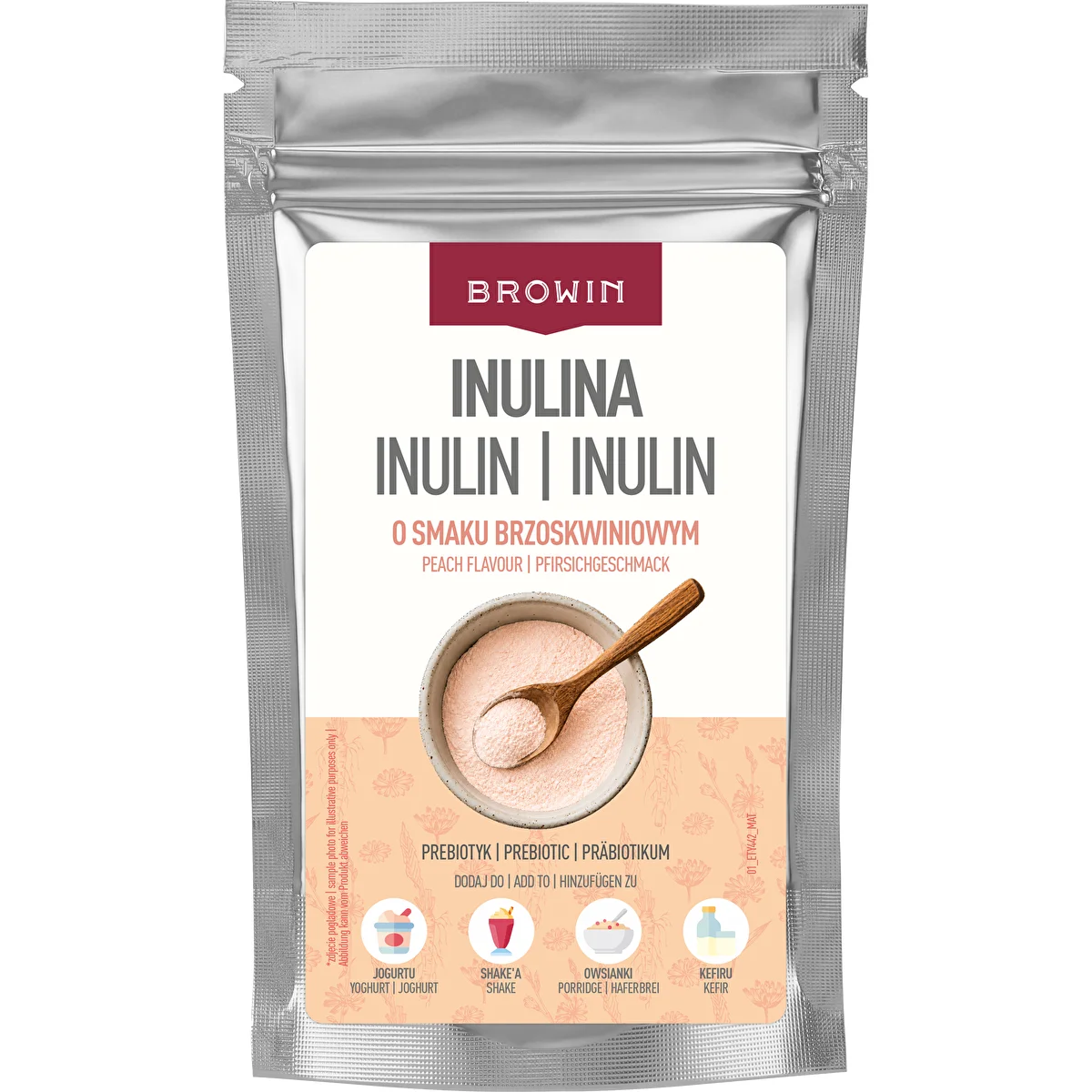 Inulin z okusom breskve, 100 g