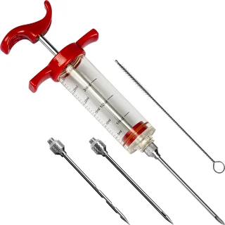 Injektor za meso 30ml + 3 igle + čistilna krtačka