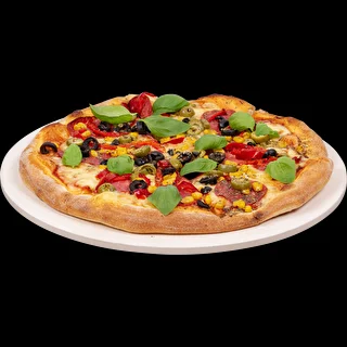 Okrogli kamen za pico, izdelan iz kordierita, premer 33 cm