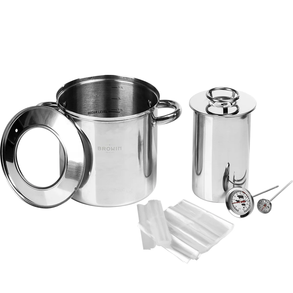 Komplet z vodnim plaščem - šunkar 1,5 kg + lonec