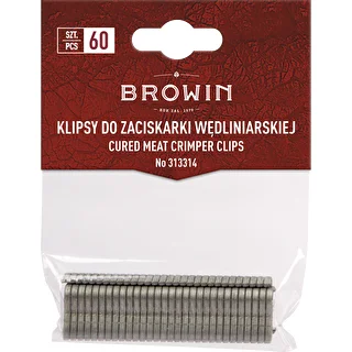 Sponke za spenjalnik za mesnine - 60 kosov.