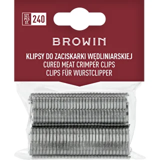 Sponke za mesarski zapiralnik ovojev - 240 kos.