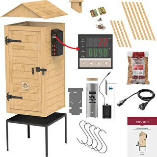 Prekajevalnica 200 L dragON Larch E21 - iz macesna, z električnim grelnim modulom in krmilnikom