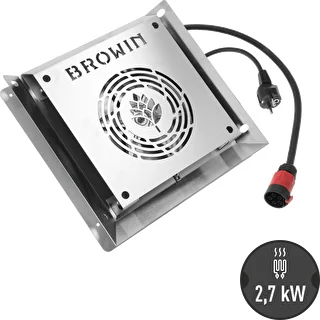 Modul grelca z ventilatorjem, 2,7 kW - za vrtne prekajevalnice