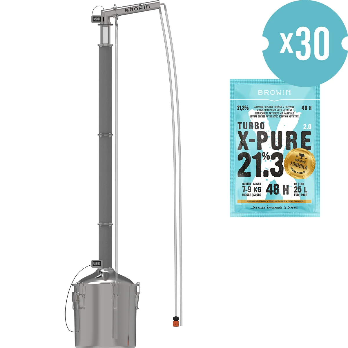 Modularni destilator Convex 30 L električni - Aabratek