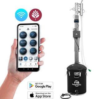 Komplet za destilacijo hawkSTILL »Hladni prsti« 60 L + Wi‑Fi IQ sistem z LCD-zaslonom