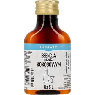 Esenca z okusom kokosa, za 5 L - 100 ml