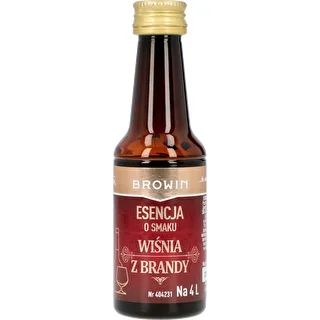 Esenca z okusom Višnja z brandyjem, 40 ml - za 4 L