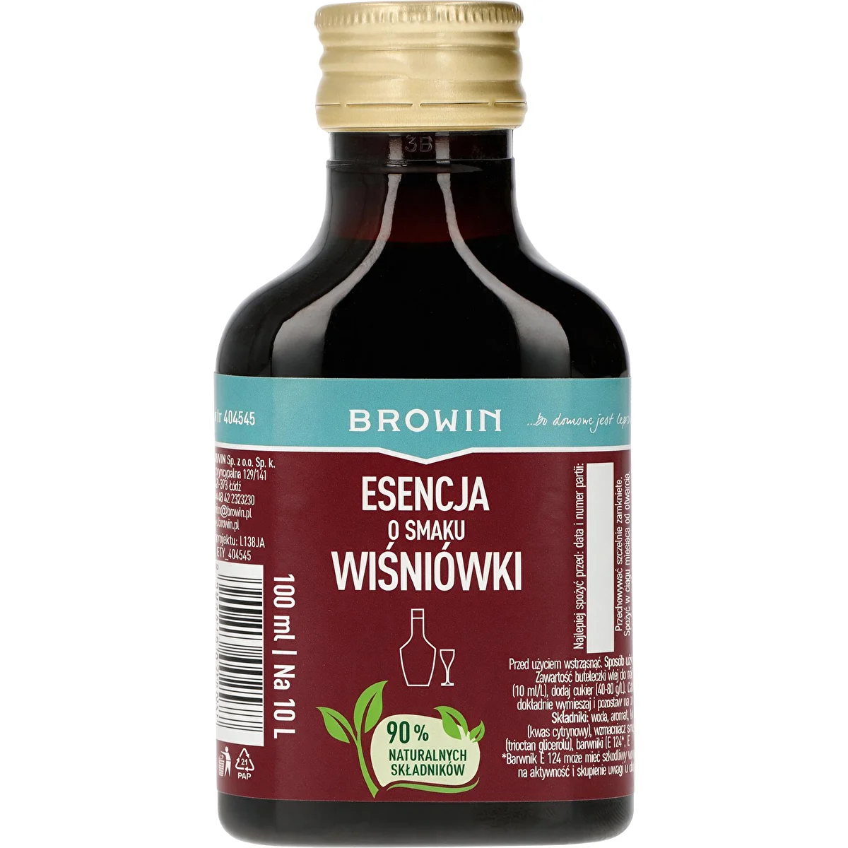 Esenca z okusom višnjevca za 10 L - 100 ml