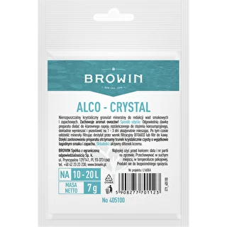 Alco-crystal - sredstvo za izboljšanje lastnosti alkoholnih pijač