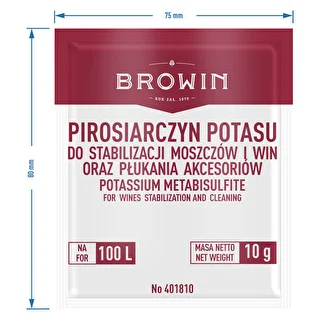 Kalijev metabisulfit 10 g – photo 3