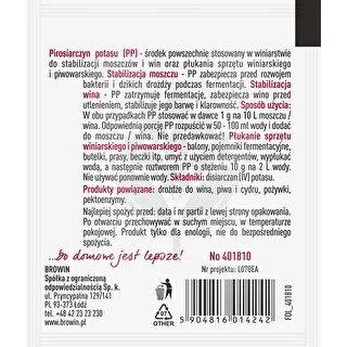Kalijev metabisulfit 10 g – photo 2