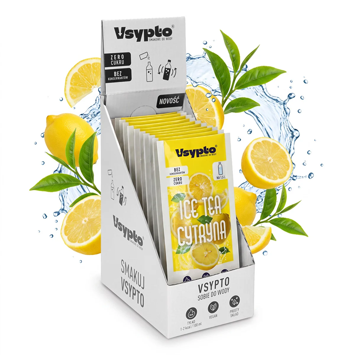 Vsypto Ice Tea Limona - paket 15 x 9 g