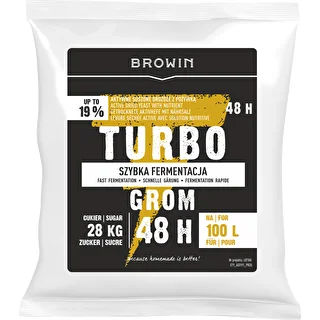 Destilacijske kvasovke Turbo Grom 48h 100L