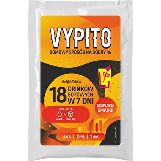 VYPITO 12 %, vrečka za 18 drinkov - Mandarina, 126 g