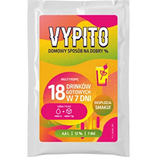 VYPITO 12%, vrečka za 18 koktajlov – Multitropic, 126g