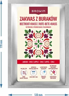 Ferment iz rdeče pese v prahu z jabolkom in čilijem, 36 g – photo 3