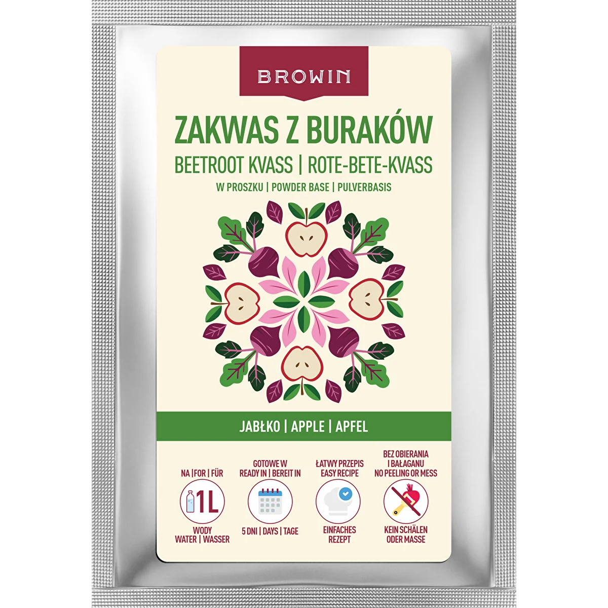 Fermentirana rdeča pesa v prahu z jabolkom, 36 g