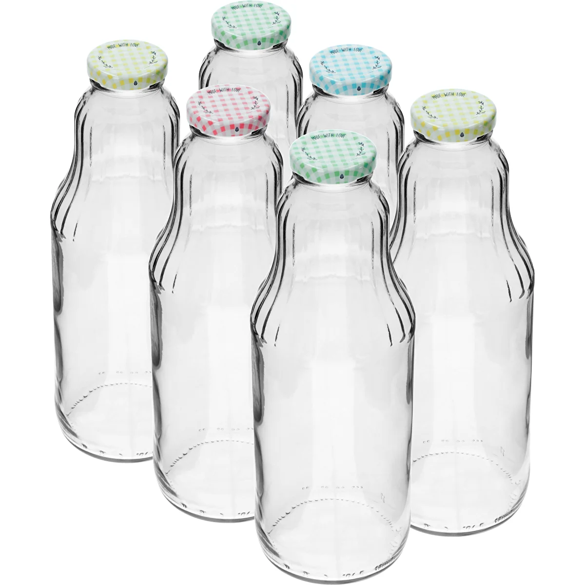 Steklenica za sok 1 L s pokrovčkom twist off - fi 43