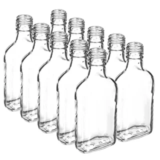 Ploska steklenica za nalivke 200 ml - 10 kosov