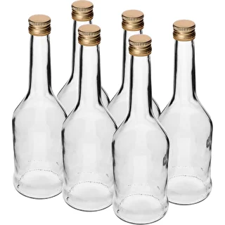 Steklenica Napoleon 500 ml s pokrovčkom na navoj fi28, 6 kos.