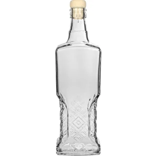 Steklenica Kredensowa 500 ml s plutovinastim zamaškom
