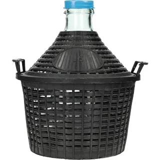 Damižona za vino 5 L v plastičnem košu