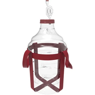 Lahka, nerazbitna damižana za vino z naramnicami, 25 L