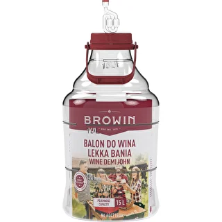 Balon za vino, lahek, nerazbiten, z ročajem, 15 L – photo 3