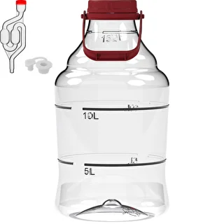 Balon za vino, lahek, nerazbiten, z ročajem, 15 L – photo 2