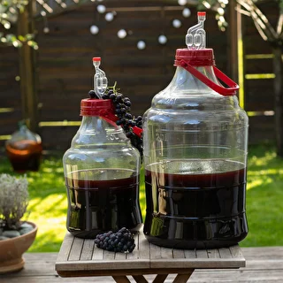 Balon za vino, lahek, nerazbiten, z ročajem, 10 L – photo 12