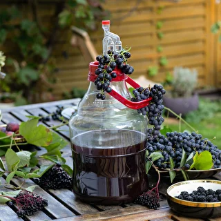 Balon za vino, lahek, nerazbiten, z ročajem, 10 L – photo 8