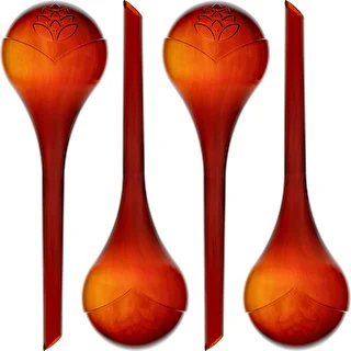 Zalivalne krogle za rastline, jantarno prozorne, 400 ml, 4 kosi.