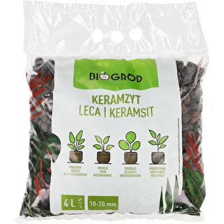 Ekspandirana glina za lončnice, vrtnarstvo in gozdove v steklu, 10–20 mm, 4 L