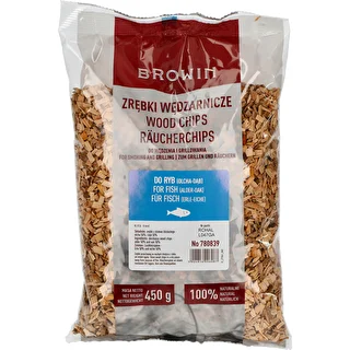 Lesni sekanci za prekajevanje/peko na žaru, 50% hrast + 50% jelša, 450 g, razred 8