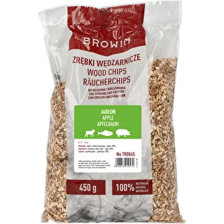Lesni sekanci za prekajevanje in žar, JABLANA – 450 g, 2. razred