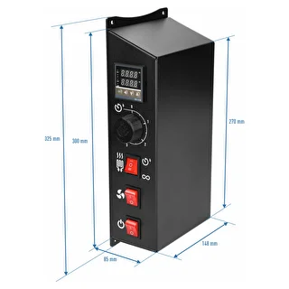 Komplet modulov z digitalnim termostatom - dragON 2,7 kW, za vrtne prekajevalnice – photo 10